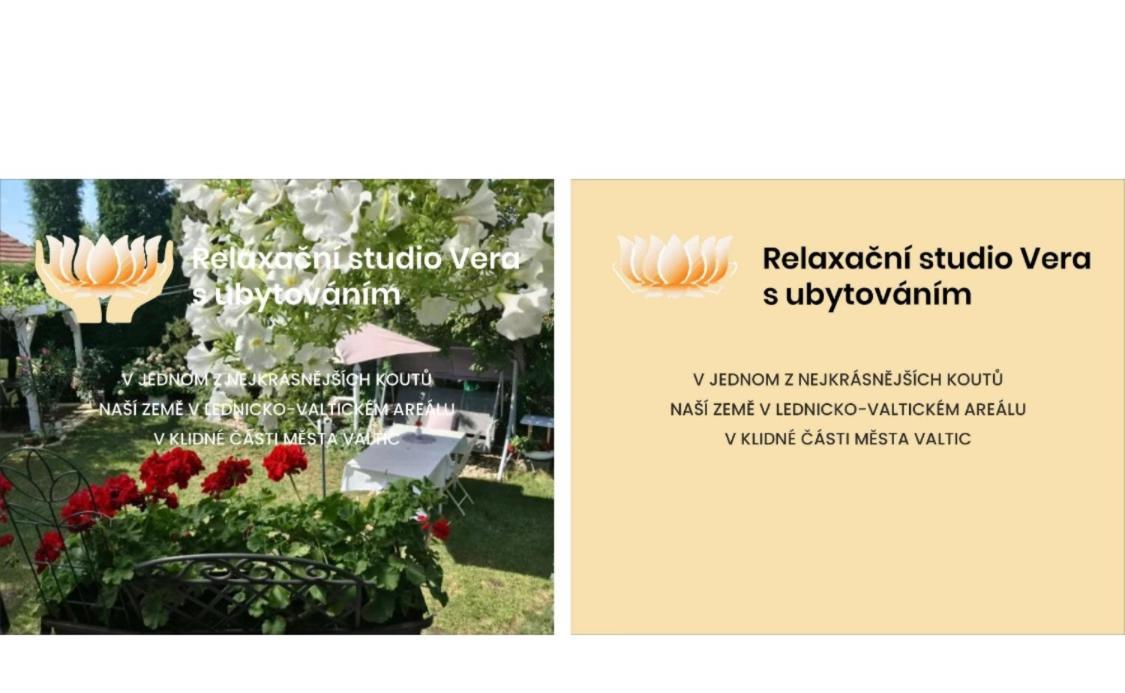 Relaxacni Studio Vera S Ubytovanim Valtice Luaran gambar
